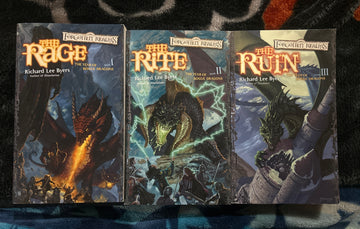 Dragonlance & Forgotten Realms Fantasy Book Lot – 15 Book Collection