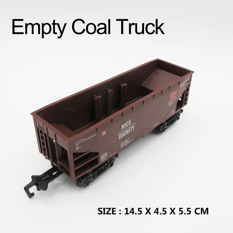 Train Track Cargo Car Carriage Wagons Models Guage Accessories DIY Toy Classic Electric Trains Rail King Railway Trian Track Set - Hot Wheelman & Collectibles