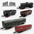 Train Track Cargo Car Carriage Wagons Models Guage Accessories DIY Toy Classic Electric Trains Rail King Railway Trian Track Set - Hot Wheelman & Collectibles