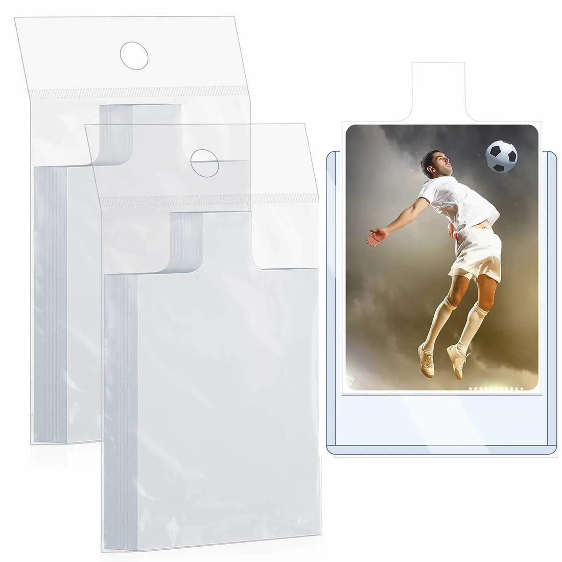 100-1000pcs 65*90mm Raised Type Card Sleeves Fit For Pokemon YuGiOh Game Cards Protector Trading Folder Transparent Case Holder