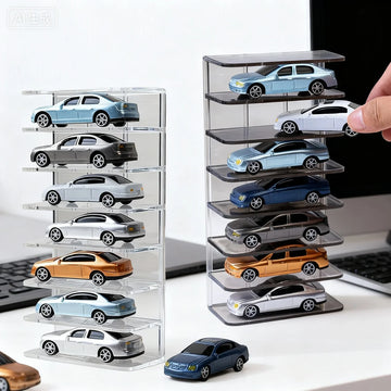 Acrylic Toy Car Display Case Toy Car Display Show Box Diecast Case Wall Mounted Car Toy Shelf for Storage Mini Cars Model Race